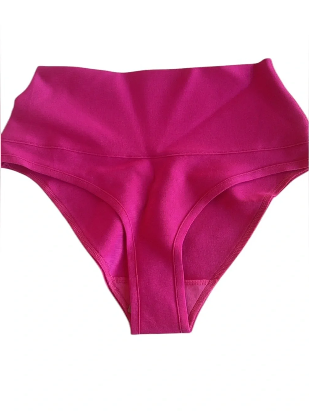 SKIMS Hot Pink Ribbed Bikini Bottom medium new with tags